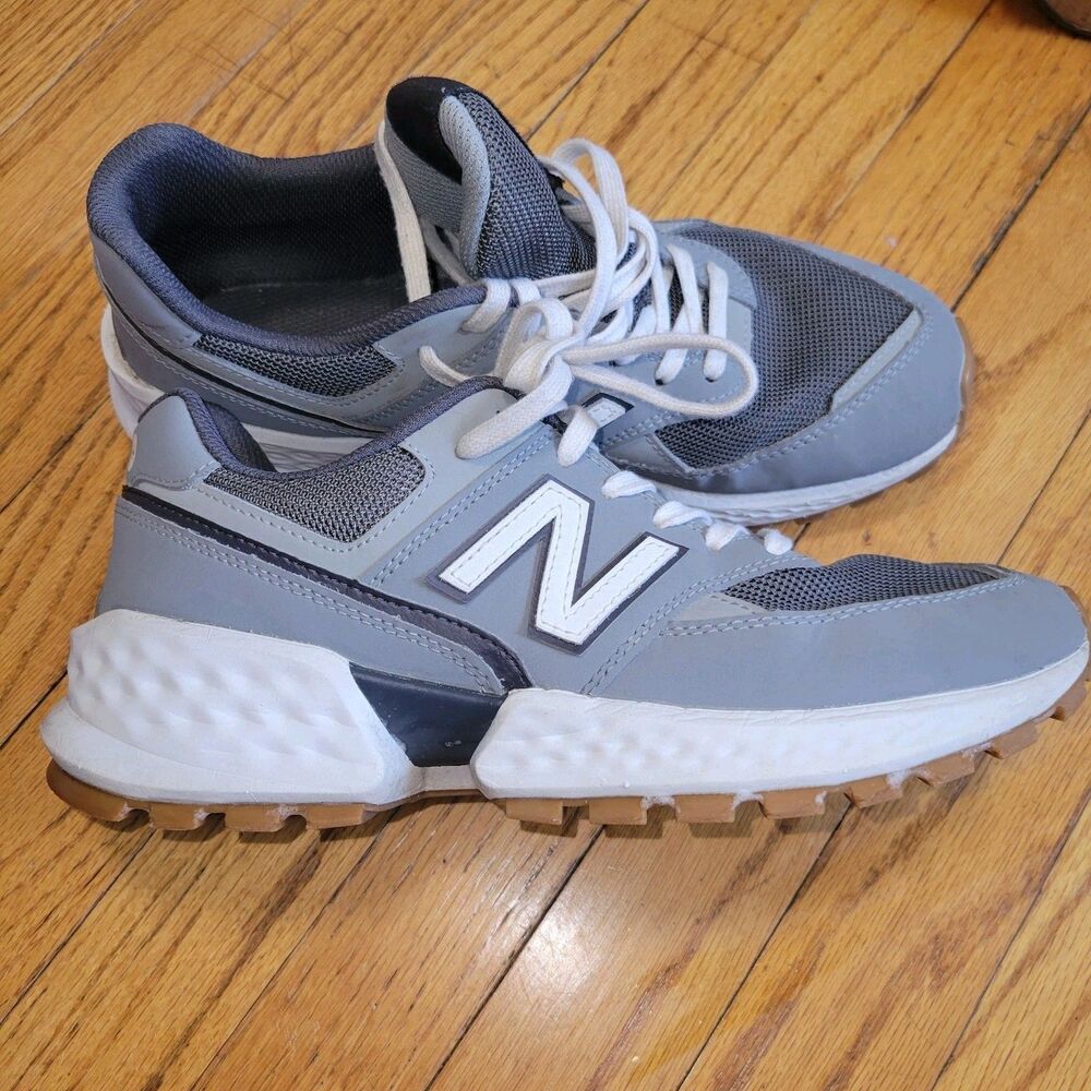 New Balance Men’s Figs 574S Shoes Sneakers M 7  W 8.5 Grey White  Box